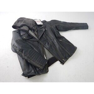 Milwaukee Leather Women's Black Leather Rub-Off Jacket